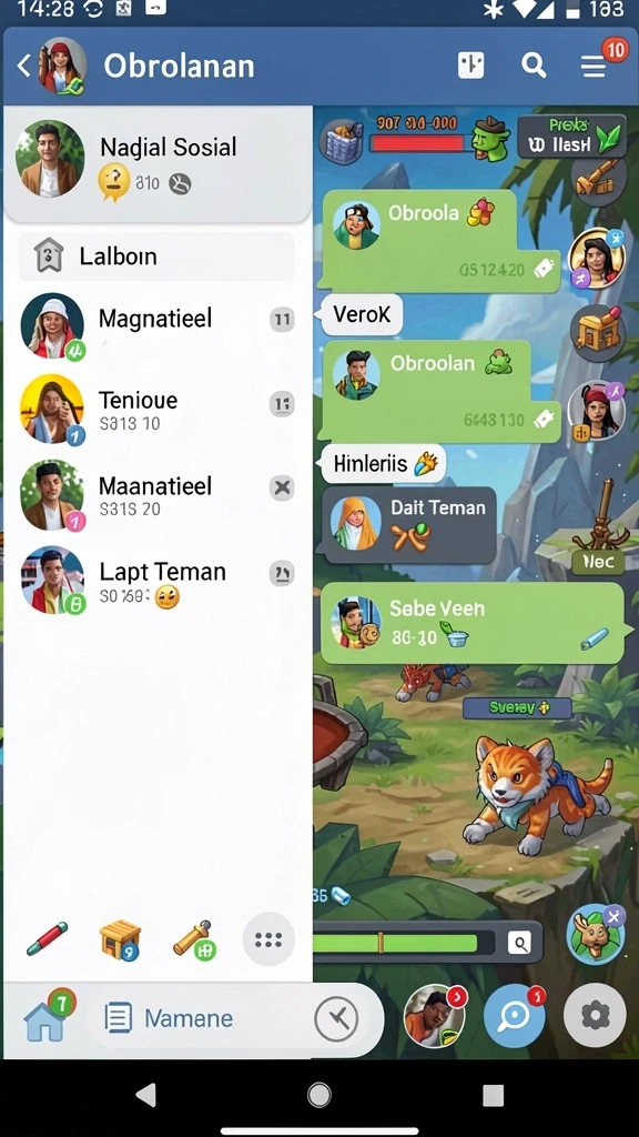 Tampilan antarmuka yang menarik dan intuitif.