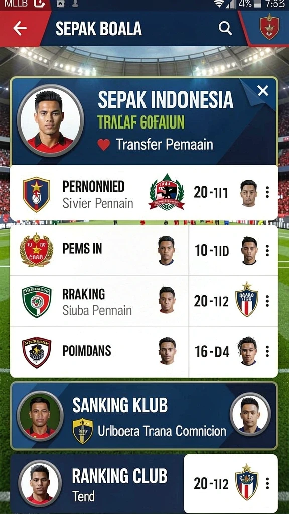 Tampilan antarmuka yang menarik dan modern.