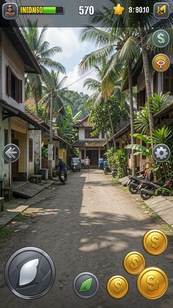 Tangkapan layar 888R menampilkan aksi seru di dalam permainan.