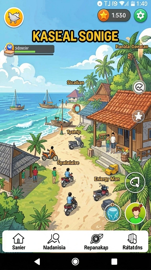 Mode permainan kompetitif yang menantang dan seru.