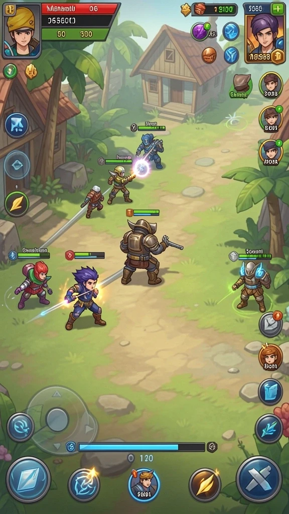 Screenshot menunjukkan level terbaru yang menantang.