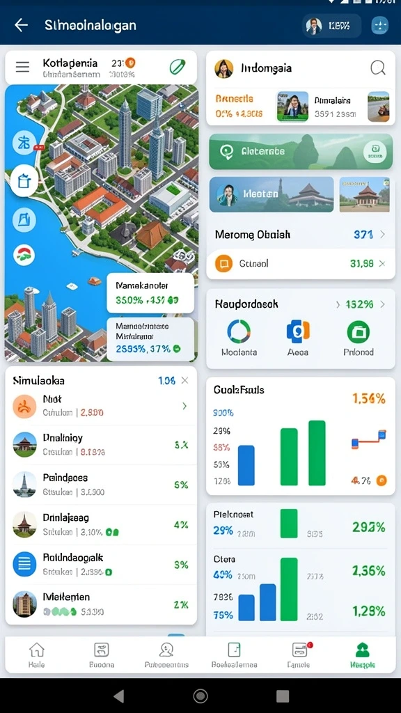 Cuplikan dari fitur kompetisi di dalam game.