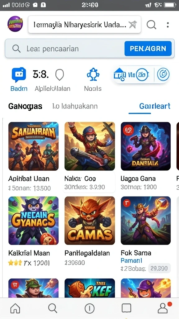 Beragam pilihan permainan yang dapat dinikmati semua kalangan.