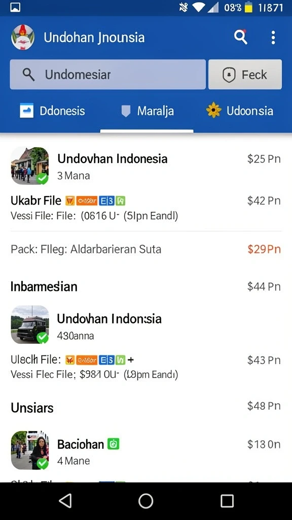 Tampilan antarmuka yang user-friendly.