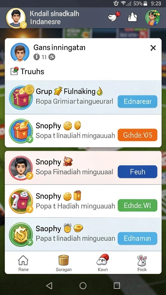 Screenshot menampilkan karakter utama dalam aksi.
