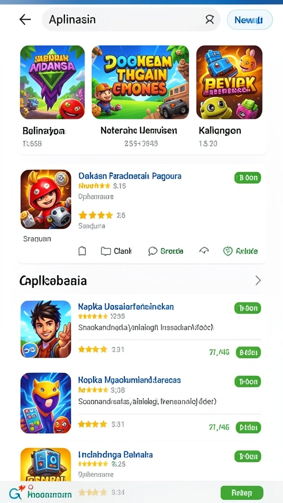 Tampilan grafis yang memukau dan penuh warna.