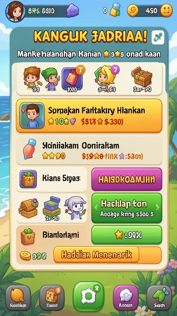 Tampilan antarmuka yang menarik dan mudah dinavigasi.