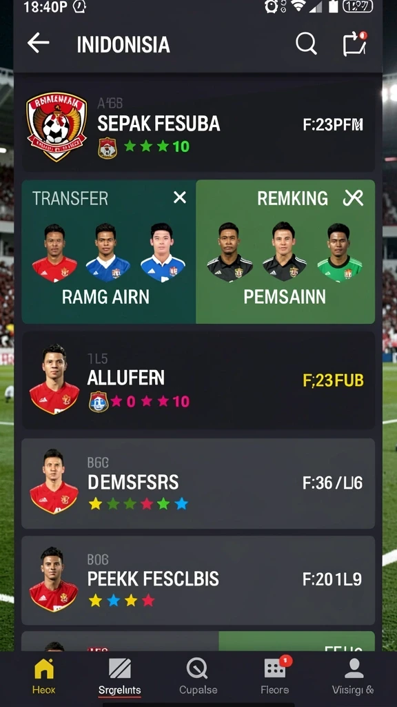 Pengaturan latar yang fantastis dan detail.