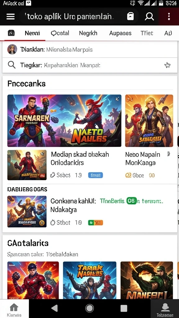 Karakter unik yang bisa dipilih.