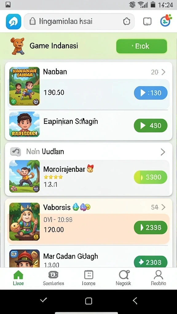 Karakter-karakter unik dan menarik dalam game.
