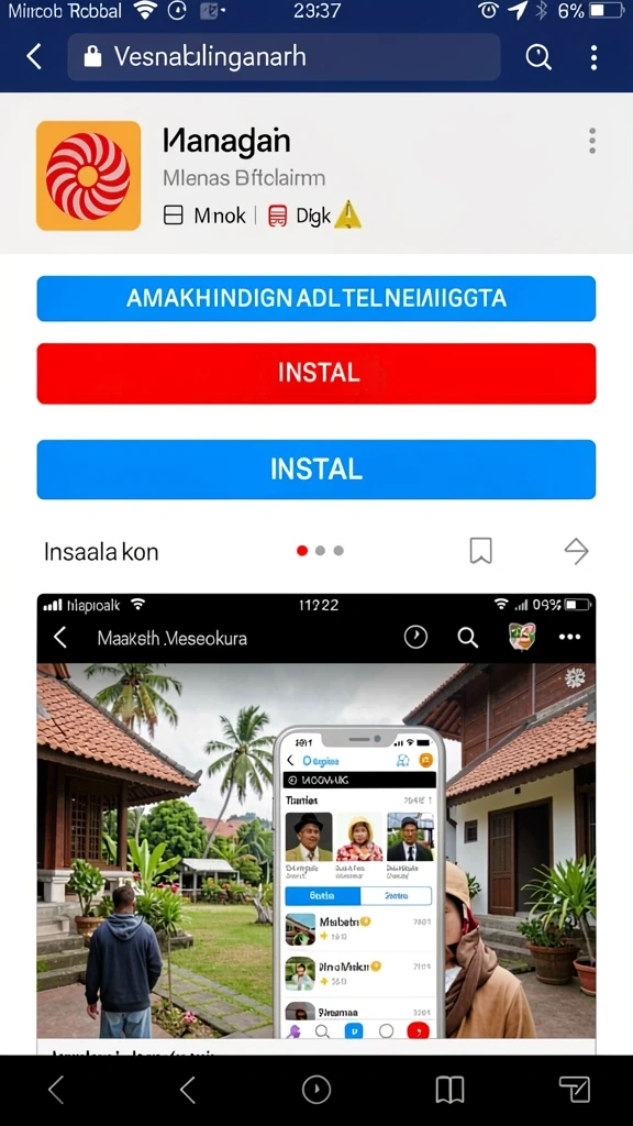 Tampilan menarik dari karakter utama di dalam game.