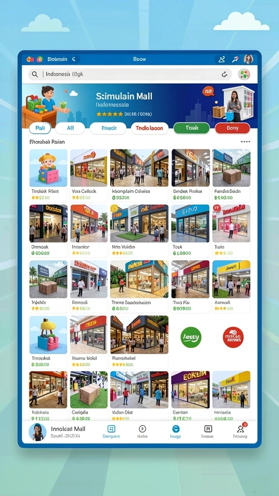 Tampilan antarmuka yang user-friendly dan menarik.