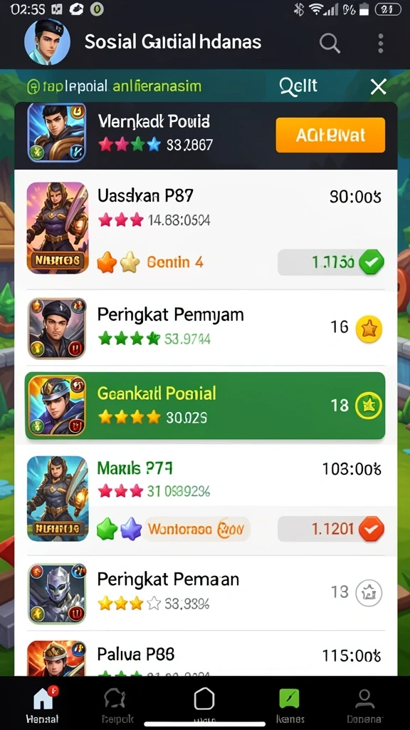Tampilan antarmuka yang menarik dan mudah digunakan.