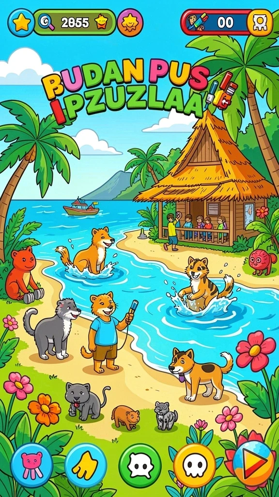 Gameplay seru di mode kompetisi antar pemain.