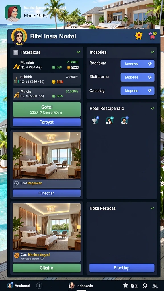 Fitur permainan poker yang beragam dan seru.