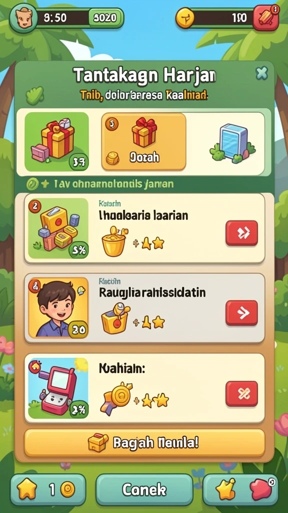 Petualangan yang menantang dengan banyak misi.