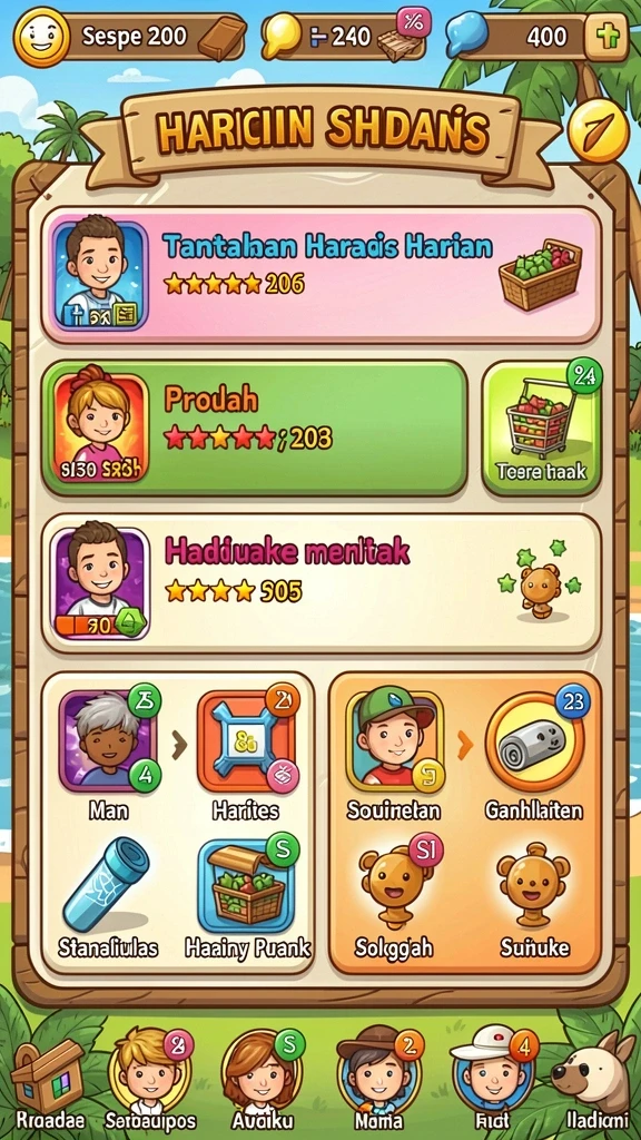 Tampilan antarmuka yang user-friendly.
