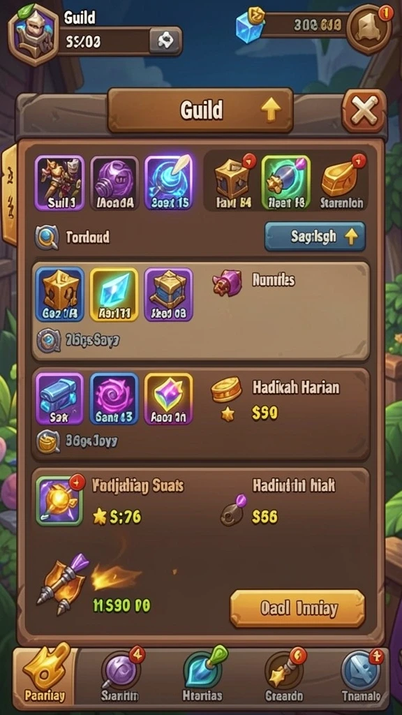 Berbagai mode permainan yang menantang dan seru.
