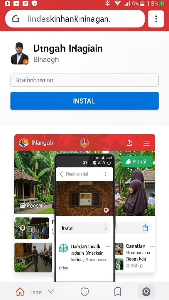 Tampilan antarmuka utama R6R6 yang menarik.