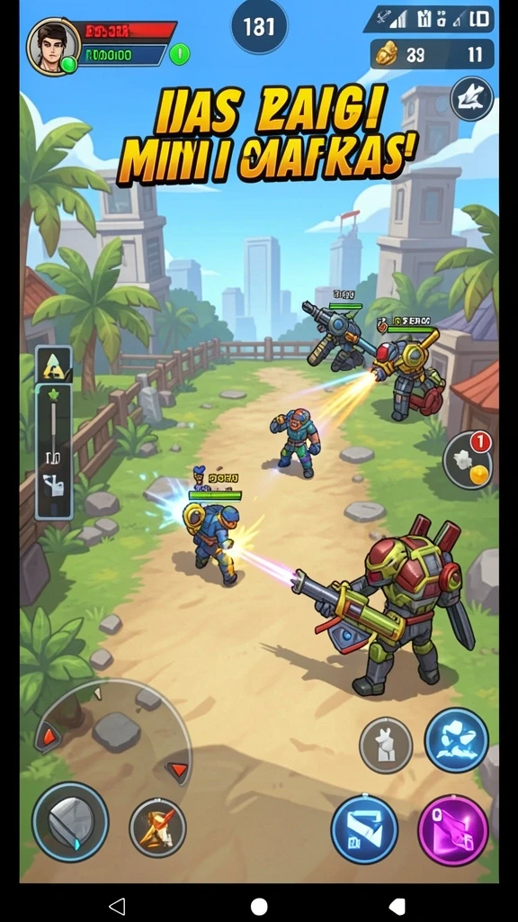 Tangkapan layar gameplay petualangan penuh aksi.