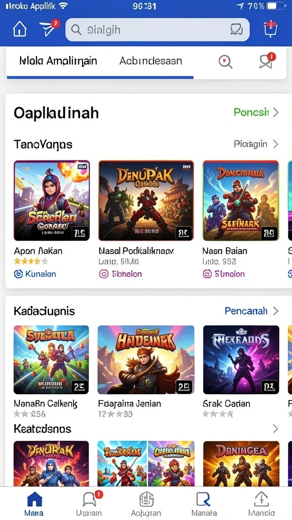 Tampilan antarmuka yang menarik dan mudah digunakan.