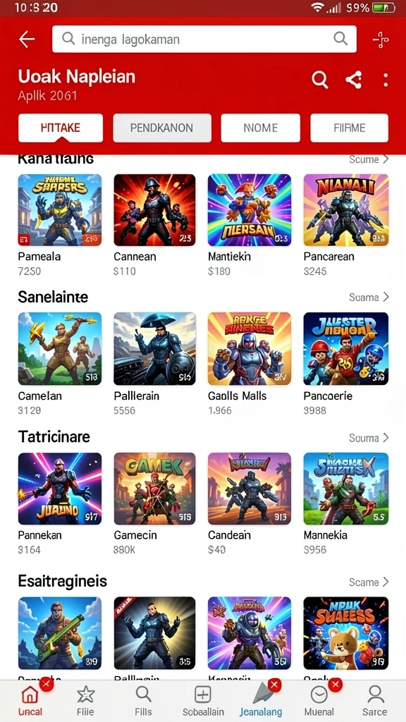 Tangkapan layar menunjukkan pertarungan epik antara karakter utama dan monster.