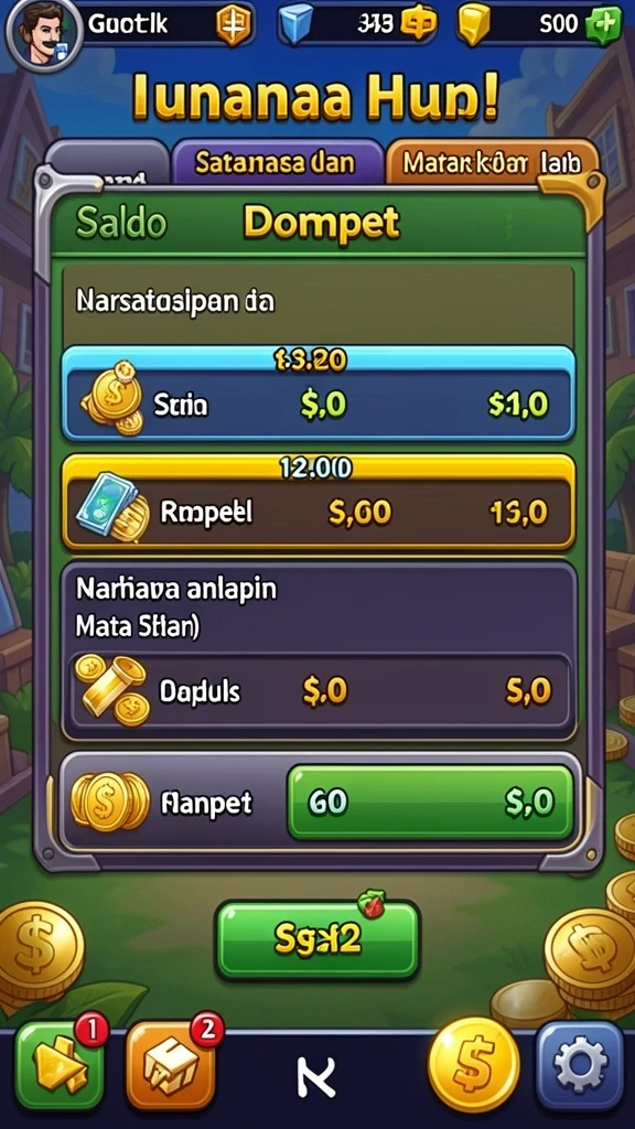 Karakter unik dengan kemampuan menarik.