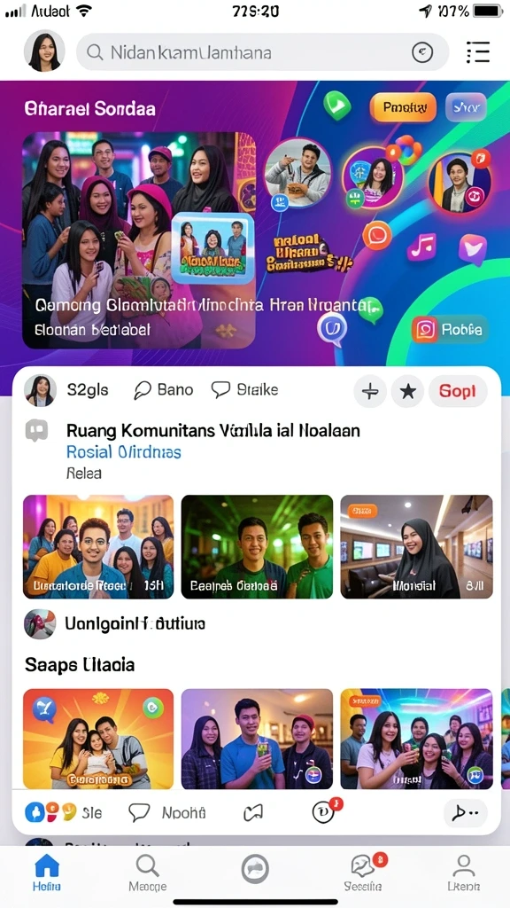 Karakter yang beragam dan menarik untuk dipilih.