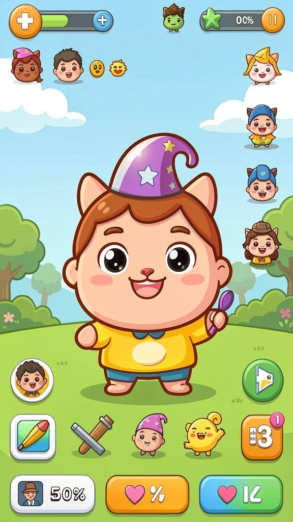 Melihat karakter unik yang ada di dalam game TERONG123.
