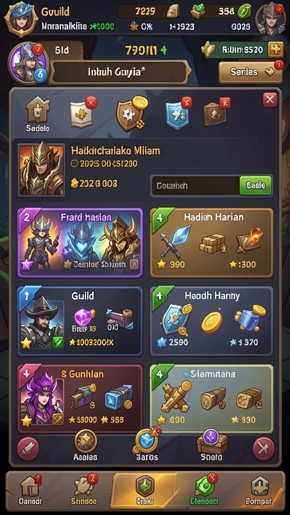 Screenshot karakter yang keren dan unik dalam TYA777.